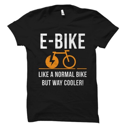 Electric Bike Shirt. Electric Bicycle Shirt. E-Bike Shirt. E-Bike T-Shirt. E-Bike Gift. Electric Bike Gift - image1